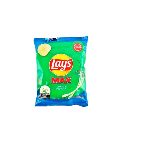 GOLOSINA FRITO LAYS MAX CREMA Y CEBOLLA 31 GRMS