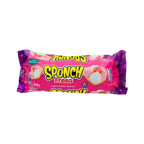 GALLETA BIMBO MARINELA SPONCH FRESA 90 GR