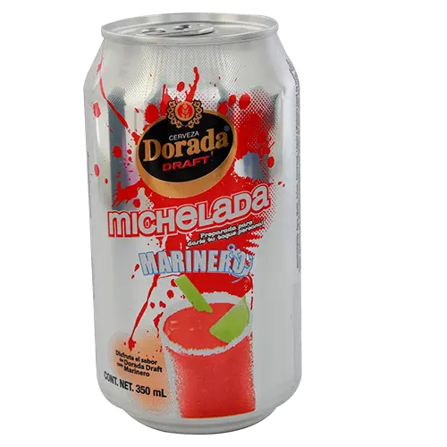 CERVEZA MICHELADA DORADA DRAFT LATA 350ML