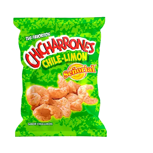 GOLOSINA SEÑORIAL CHICHARRONES CHILE LIMON 55 GR