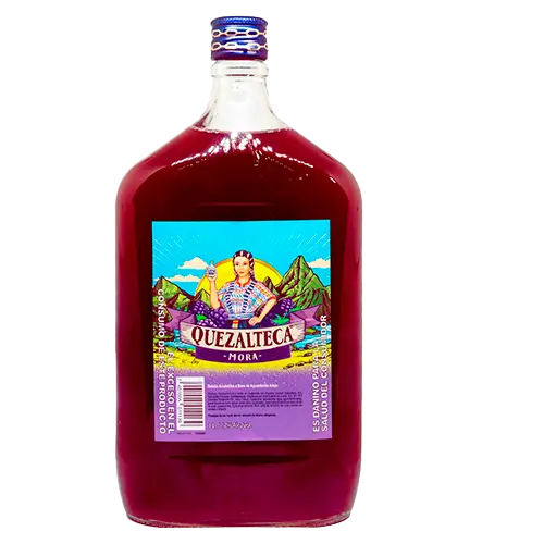 AGUARDIENTE QUETZALTECA MORA 1 LT