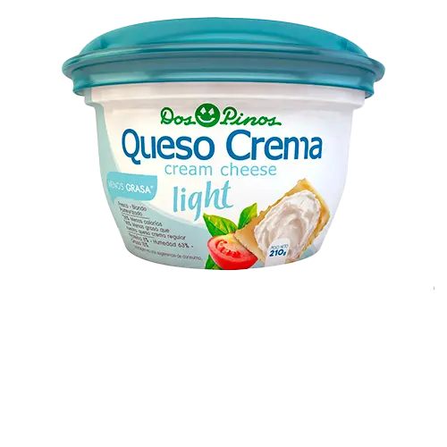 QUESO CREMA DOS PINOS  LIGHT 210GR