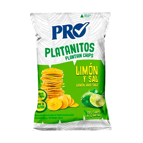 PLATANINAS PRO LIMON 70 GR