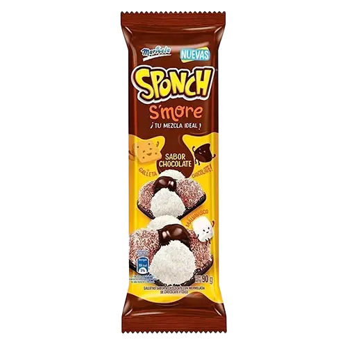 GALLETA BIMBO MARINELA SPONCH SMORE 90 GR