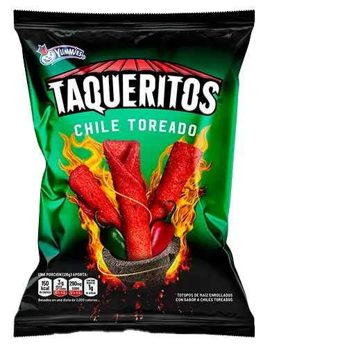 GOLOSINA YUMMIES TAQUERITO CHILE TOREADO 180 GRS