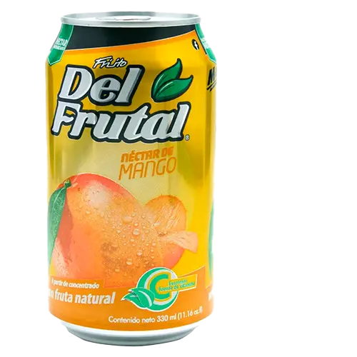 JUGO NECTAR DEL FRUTAL MANGO LATA 330 ML