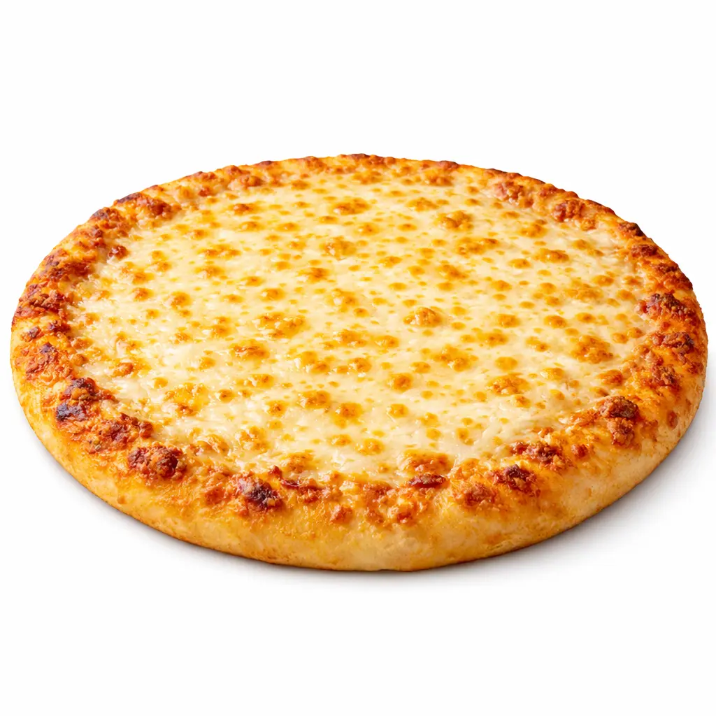 Pizza mediana de queso