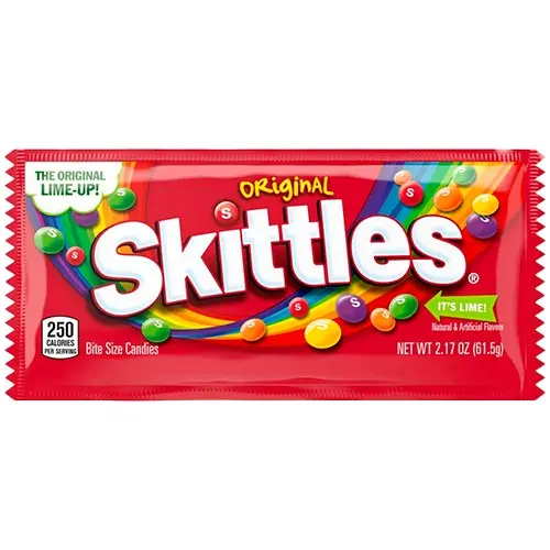 [022000018465] DULCE SKITTLES ORIGINAL 61.5 GRS