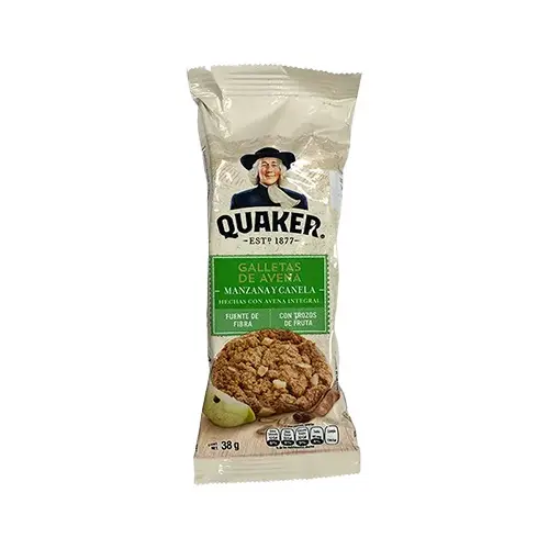 [7501000634125] GALLETA QUAKER GRANOLA BARRA MANZANA CANELA 38G