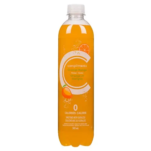 [607766541206] SPARKLING WATER ORANGE MANGO 503 ML