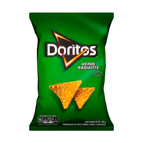 [721282410676] GOLOSINA DORITOS VERDE RADIANTE 48