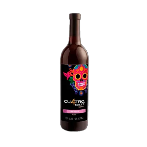 [729090020667] VINO CUATRO SOLES MERLOT 750 ML