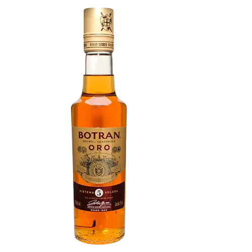 [7401005013362] RON BOTRAN AÑEJO 5 ORO  375 ML