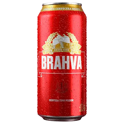 [7401102600168] CERVEZA BRAHVA LATA 16 ONZAS