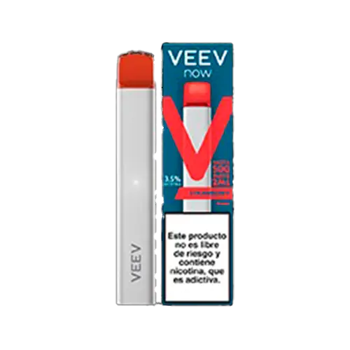 [7406135040158] VAPORIZADOR VEEV 500 PUFFS STRAWBERRY