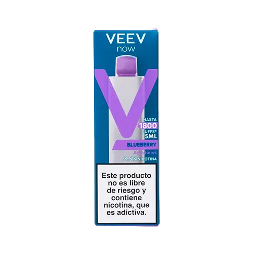 [7406135040226] VAPORIZADOR VEEV 1800 PUFFS BLUE RASPBERRY