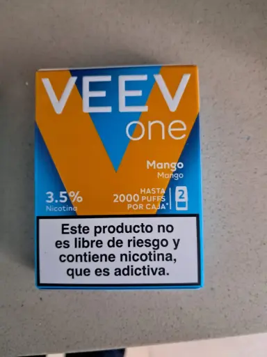 [7406135042725] REPUESTO VAPORIZADOR VEEV 2000 PUFFS MANGO