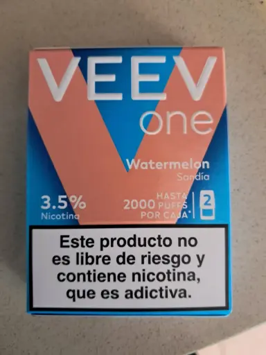 [7406135043074] REPUESTOS VAPORIZADOR VEEV 2000 PUFFS WATERMELON