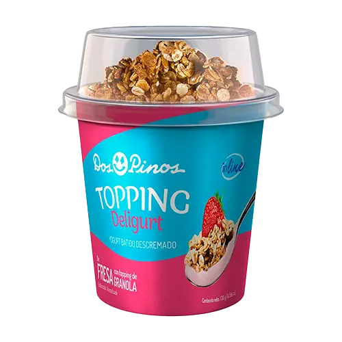 [7406268000197] YOGURT FRESA TOPPIN GRANOLA DOS PINOS 130GR