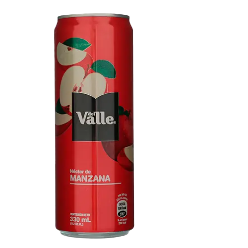 [7411001804734] JUGO DEL VALLE MANZANA  LATA 330 ML