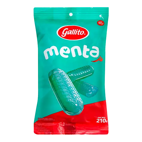 [7441001620201] DULCE CONFITE GALLITO MENTA 210 GRS