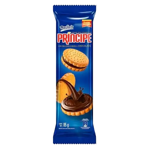 [7441029504613] GALLETA BIMBO MARINELA PRINCIPE VAINILLA CHOCOLATE 106GR