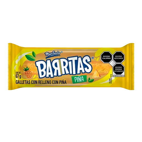 [7441029517002] GALLETA BIMBO MARINELA BARRITA PIÑA MARINELA 104 GR