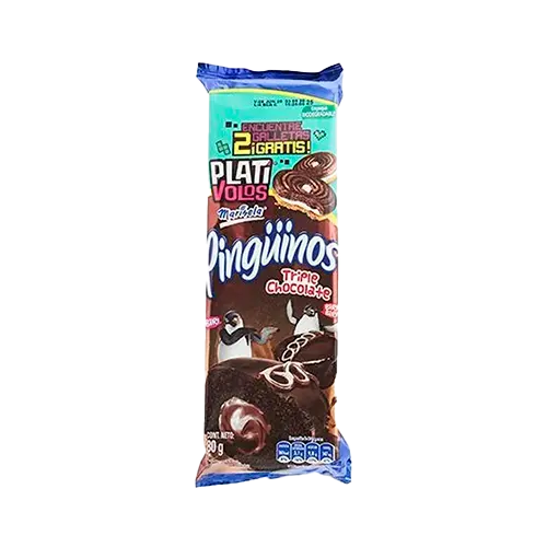 [7441029519327] PANITO BIMBO MARINELA PINGUINO TRIPLE CHOCOLATE 80 GR
