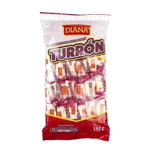[748757000675] DULCE CHICLOSO TURRON DIANA 8 GRS