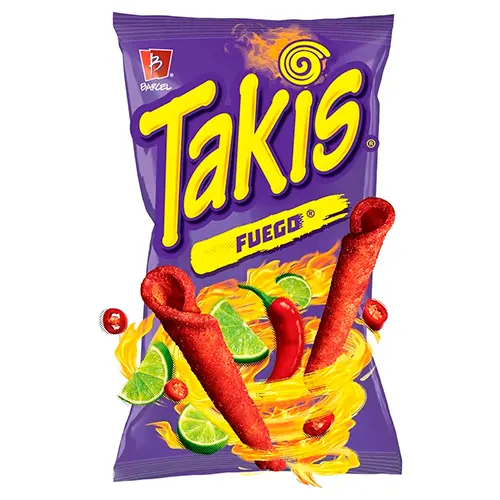 [7441029526424] GOLOSINA BARCEL TAKIS FUEGO 49 GR