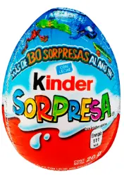 [80741244] CHOCOLATE KINDER SORPRESA NIÑO 39 GRS