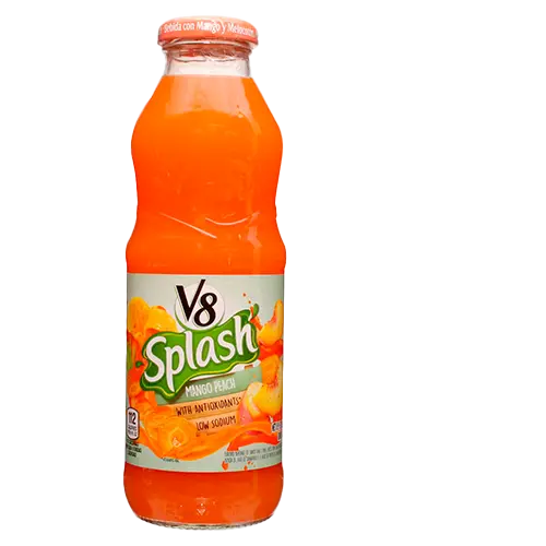 [81537154633] JUGO V8 MANGO MELOCOTON  473 ML