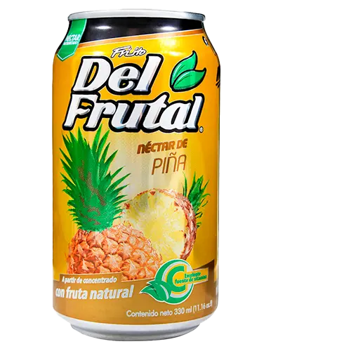 [081537200033] JUGO NECTAR DEL FRUTAL PIÑA LATA  330ML